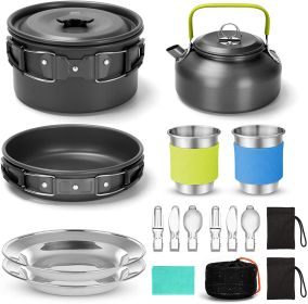 Camping Cooker Outdoor Teapot Combination Picnic Pot Set